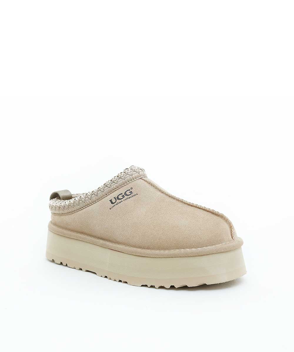 UGG Tassy Platform Moccasin Shoes for Women - Cozy Winter Boots with Arch Support | Perfect for Casual Outfits, Snow Days & Indoor Comfort