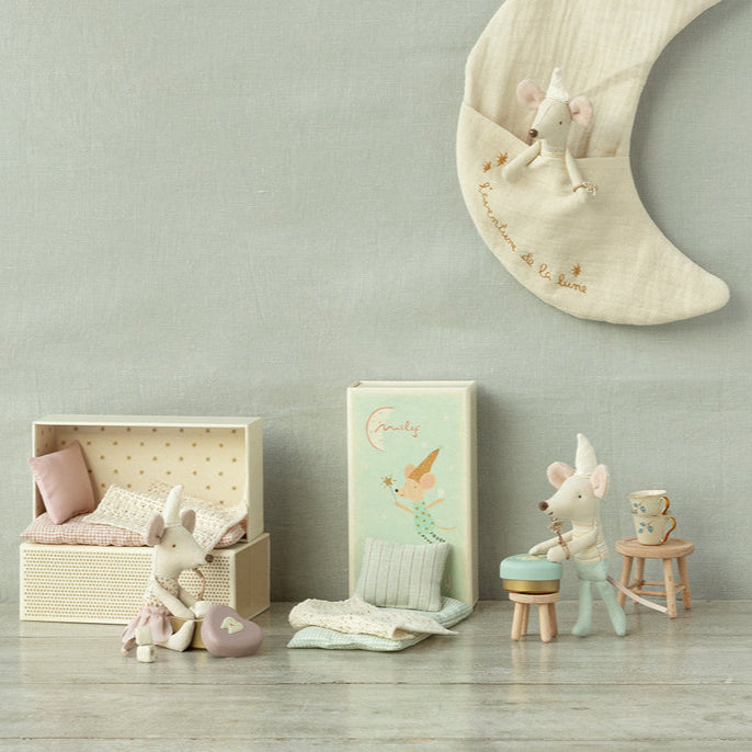 Maileg Tooth Fairy Mouse - Little Brother in Matchbox | Adorable Collectible Doll for Kids | Perfect Gift for Tooth Fairy Traditions & Imaginative Play