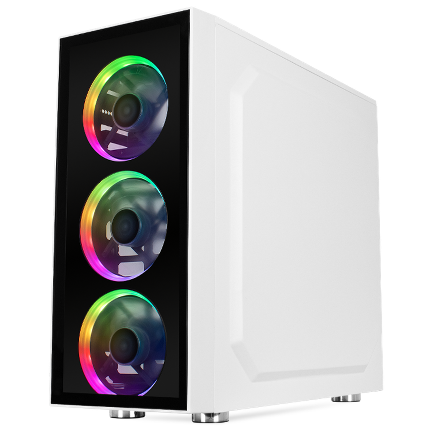 Xtreme Gaming PC - Intel Core i7-10700, 16GB RAM, 240GB SSD + 3TB HDD, RGB Lighting, WiFi, White Tower - Perfect for Esports, Streaming & High-End Gaming