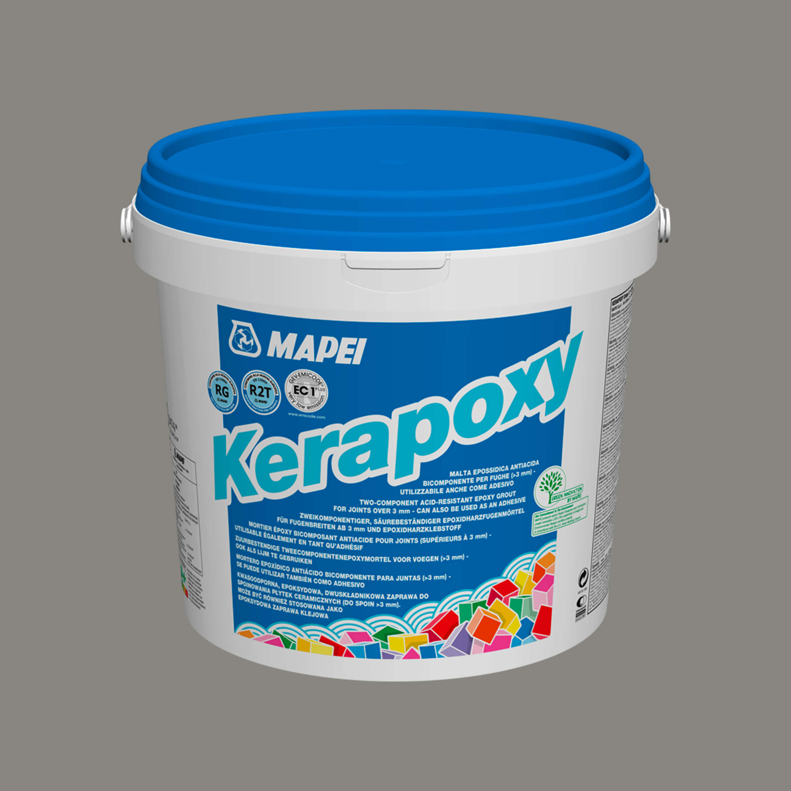 Mapei Kerapoxy 10kg Cement Grey 113 - Premium Epoxy Grout for Tile & Stone - Perfect for Bathrooms, Kitchens & High-Traffic Areas