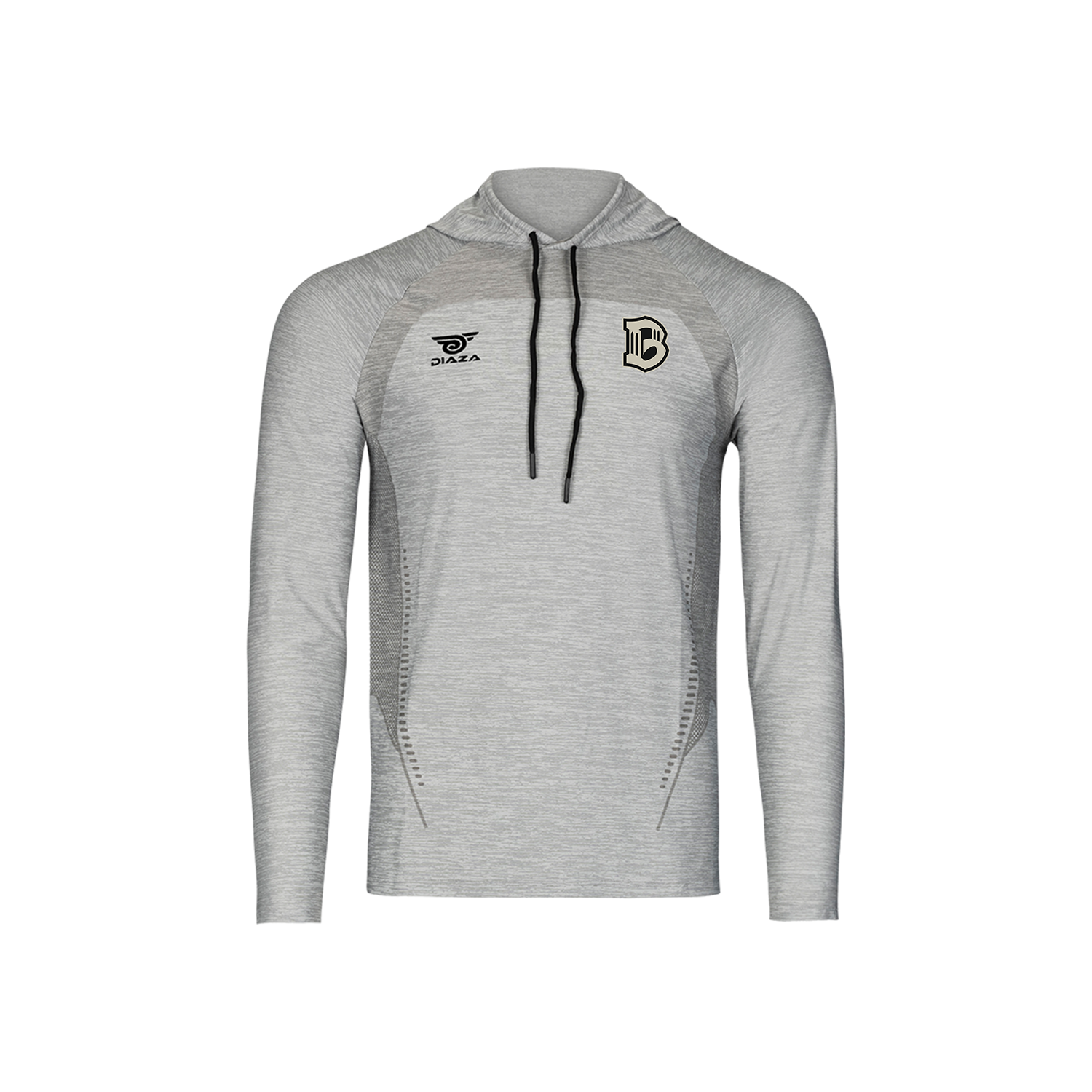 Brooklyn FC Suba Hooded Long Sleeve Sweatshirt - Grey Pullover for Men & Women | Casual Wear, Street Style, Outdoor Activities