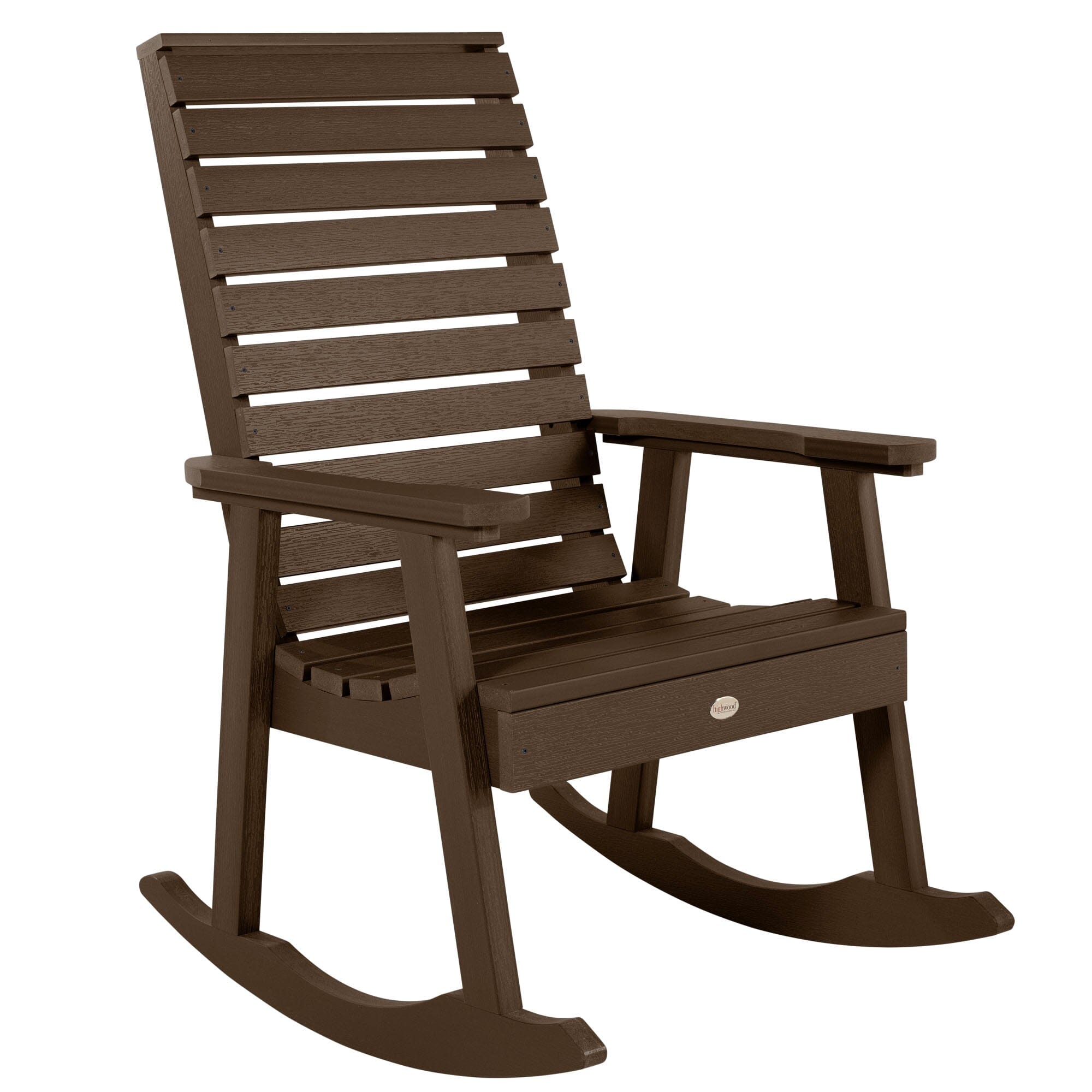 Weatherly Rocking Chair - Comfortable Wooden Rocker for Nursery, Porch & Living Room - Perfect for Relaxing, Nursing & Reading