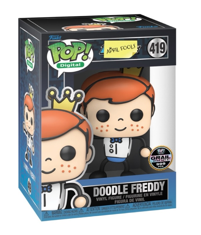 April Fools Doodle Freddy NFT Redemption 999-Piece Limited Edition Funko Pop Vinyl Figure - Perfect for Collectors, Gift Giving & Pop Culture Displays
