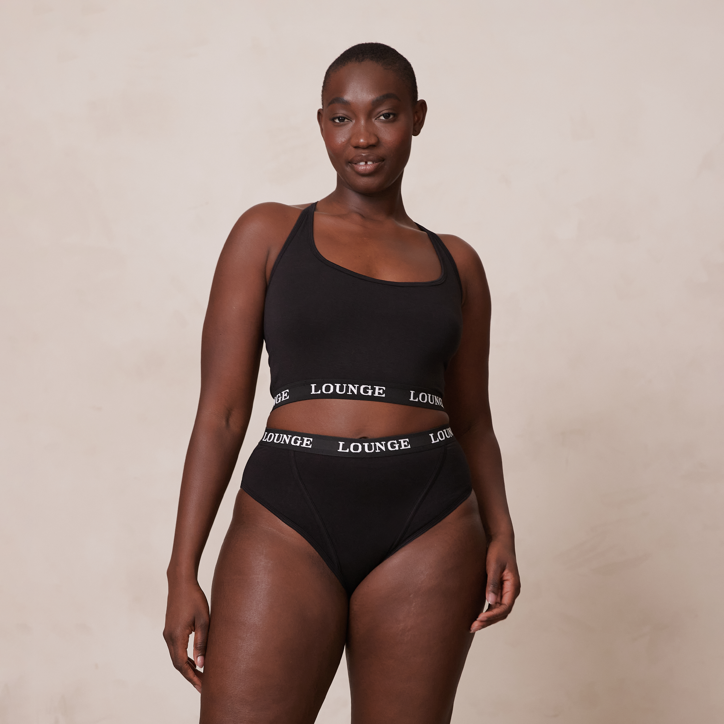 Bamboo Basic Bralette - Soft Wireless Bra for Women - Comfortable Everyday Wear - Black | Perfect for Yoga, Lounge & Sleep