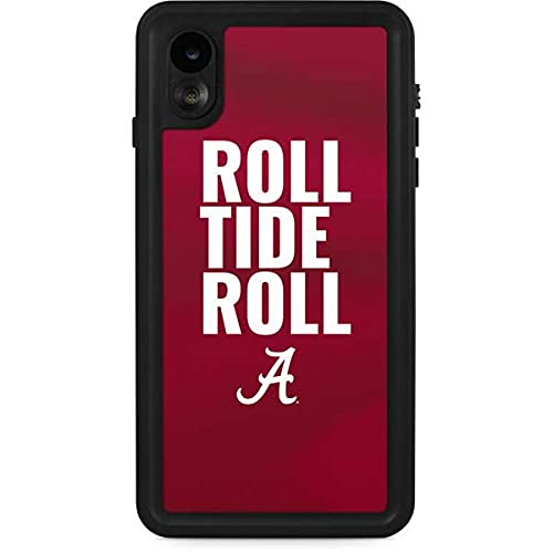 Waterproof iPhone XR Case - Officially Licensed Alabama Roll Tide Roll College Design | Durable Protection for Swimming, Outdoor & Daily Use