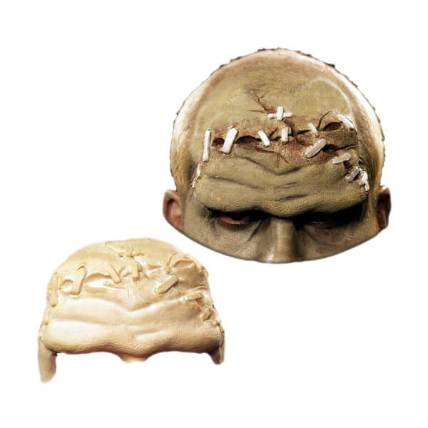 Foam Latex Frankenstein Monster Forehead Prosthetic - Scary Halloween Costume Makeup for Cosplay & Horror Parties