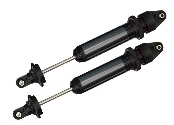 High-Performance Aluminum GTX Shocks for Traxxas X-Maxx - Black Off-Road Shock Absorbers - Ideal for Bashing, Racing & Extreme Terrain Performance