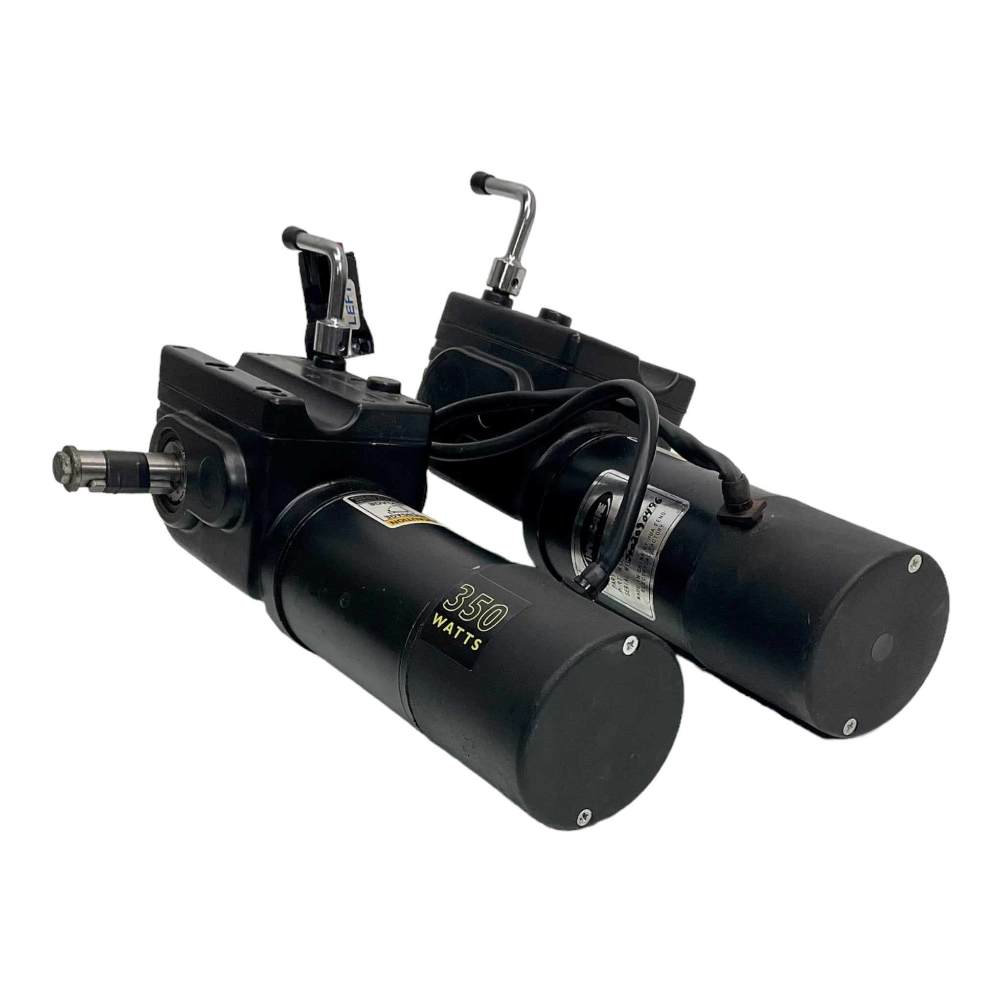 Invacare Nutron Power Chair 350 Watt Motor & Gearbox Assembly - Replacement Parts 1107665 & 1107666 for Mobility Scooters & Electric Wheelchairs | Home & Medical Use