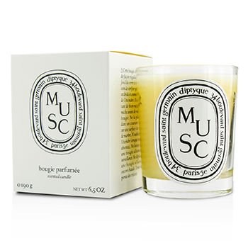 Premium Musk Scented Candle for Women - 6.5oz (190g) Aromatherapy Soy Wax Candle for Relaxation, Meditation & Romantic Ambiance