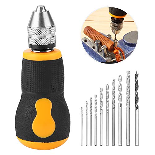 Micro Mini Hand Drill Tool Set - Portable Electric Rotary Drill for Amber, Beeswax, Olive & Nut Carving - Perfect for Jewelry Making, Woodworking & DIY Crafts