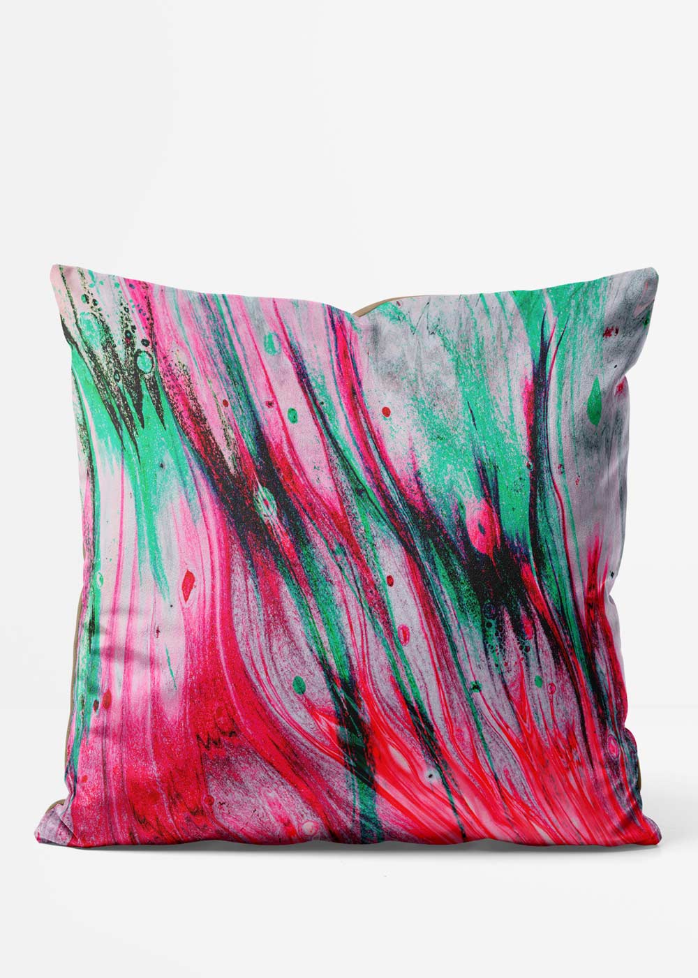 Bright Abstract No 4 Decorative Throw Pillow Cover - Modern Geometric Pattern Cushion for Sofa, Bed, Living Room & Home Decor