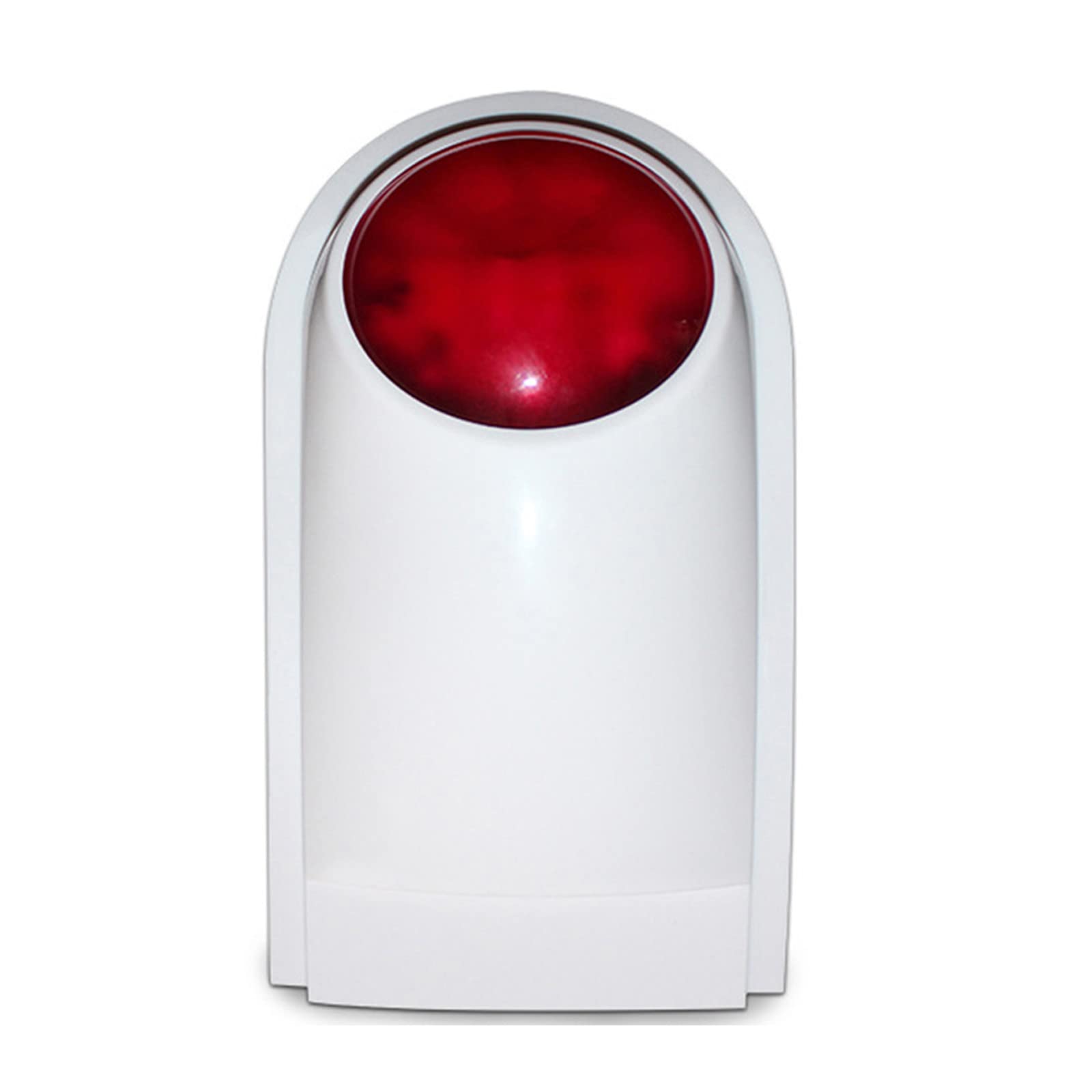 BIERELAOZI 2023 Wireless Alarm with Flashing Light & Loud Siren - 433MHz Indoor/Outdoor Security Alarm System with Rechargeable Battery - Perfect for Home, Garage, Shed & Business Security