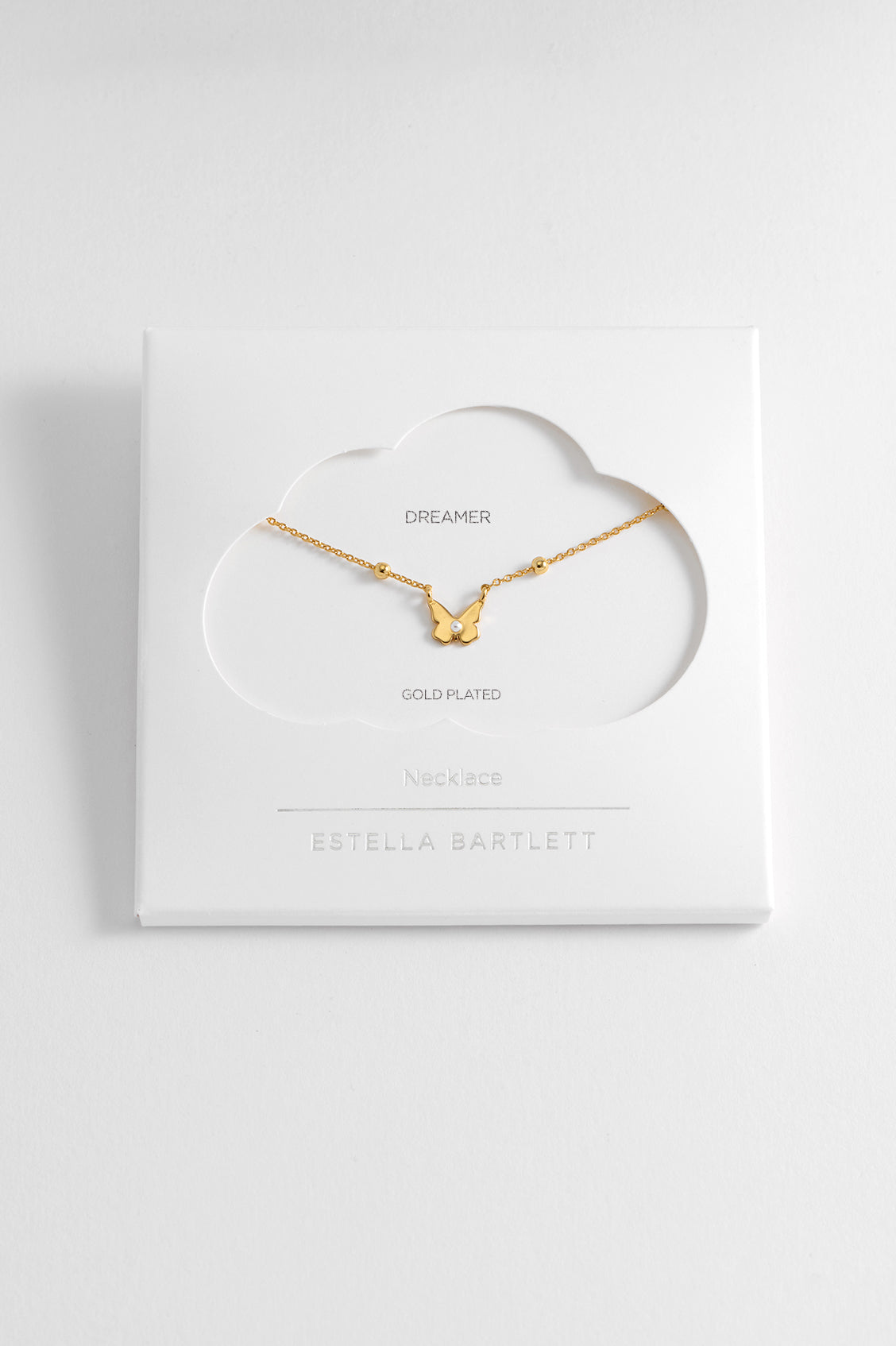 Elegant Pearl Butterfly Necklace for Women - Dainty Gold Plated Jewelry Gift for Her - Perfect for Weddings, Anniversaries & Special Occasions