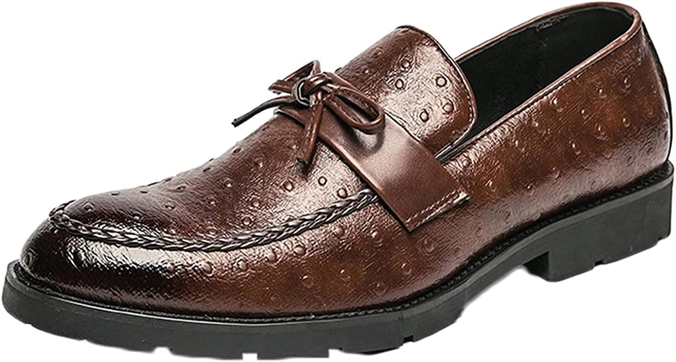 PXHBHP Men's Formal Dress Shoes - Comfortable Business Oxfords for Wedding, Party & Office - Low Heel Casual Shoes for Spring & Autumn - Perfect for Business Meetings, Weddings and Daily Wear
