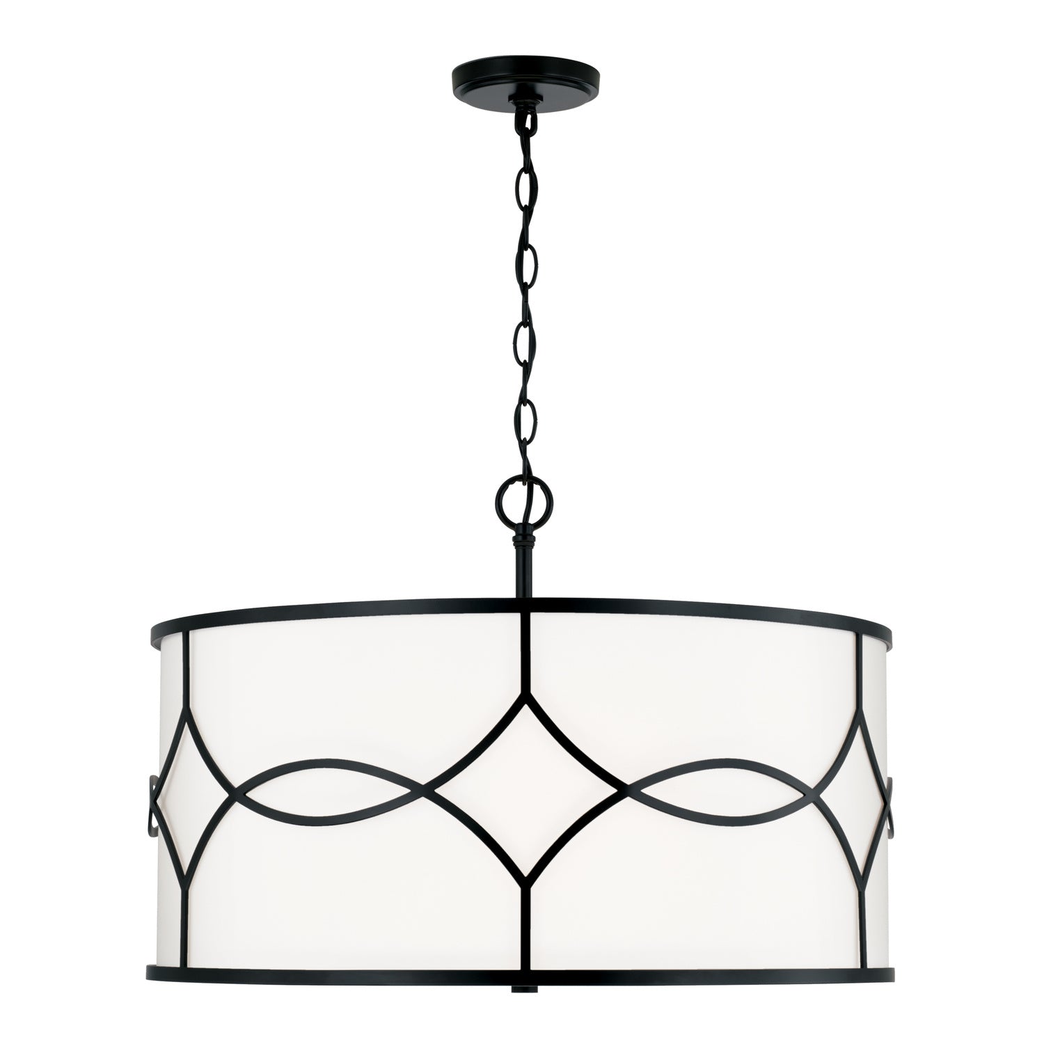 Capital Lighting 4-Light Modern Pendant Light Fixture - Elegant Dining Room & Kitchen Island Lighting for Home Decor