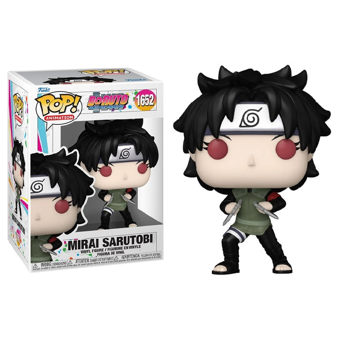 Boruto: Naruto Next Generations Mirai Sarutobi Funko Pop! Vinyl Figure #1652 - Anime Collectible for Fans & Display Decor