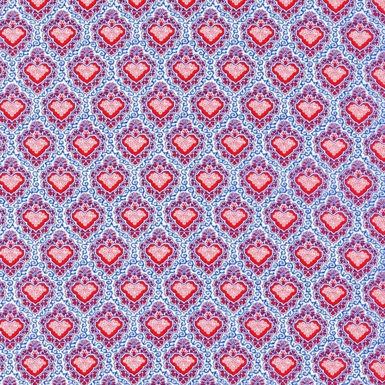 Liberty Tana Lawn 2107B King of Hearts B - Premium Cotton Fabric for Quilting, Dressmaking & Home Decor | Perfect for DIY Crafts, Apparel & Upholstery Projects