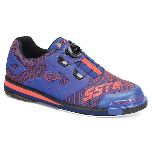 Dexter Men's SST 8 Power Frame Boa Bowling Shoes - Blue/Red - Perfect for Professional & League Bowlers - Enhanced Performance & Comfort on the Lanes