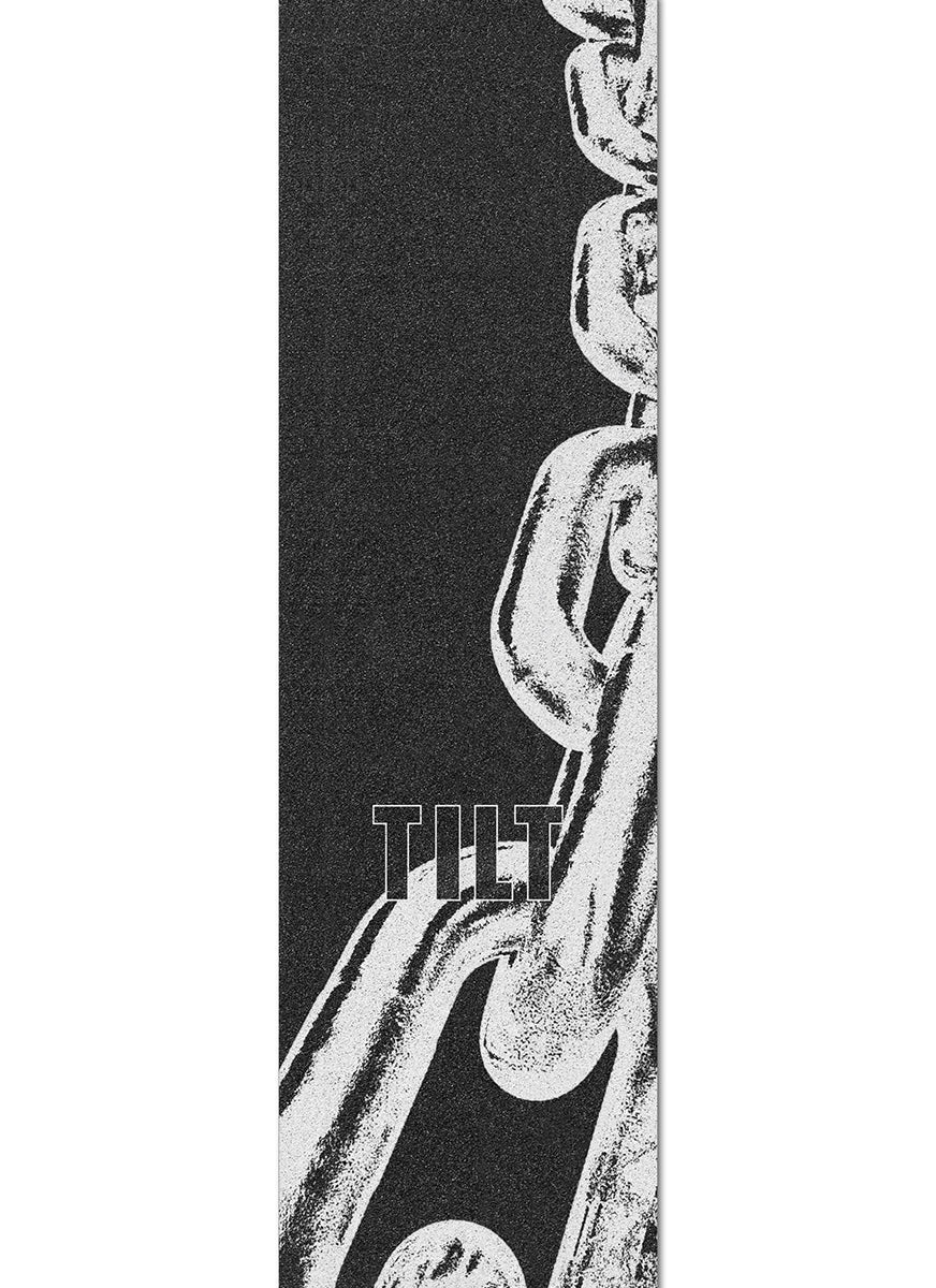 Non-Slip TiLT Chains Grip Tape - Premium Skateboard & Longboard Traction for Enhanced Control - Perfect for Street Skating, Tricks & Downhill Riding