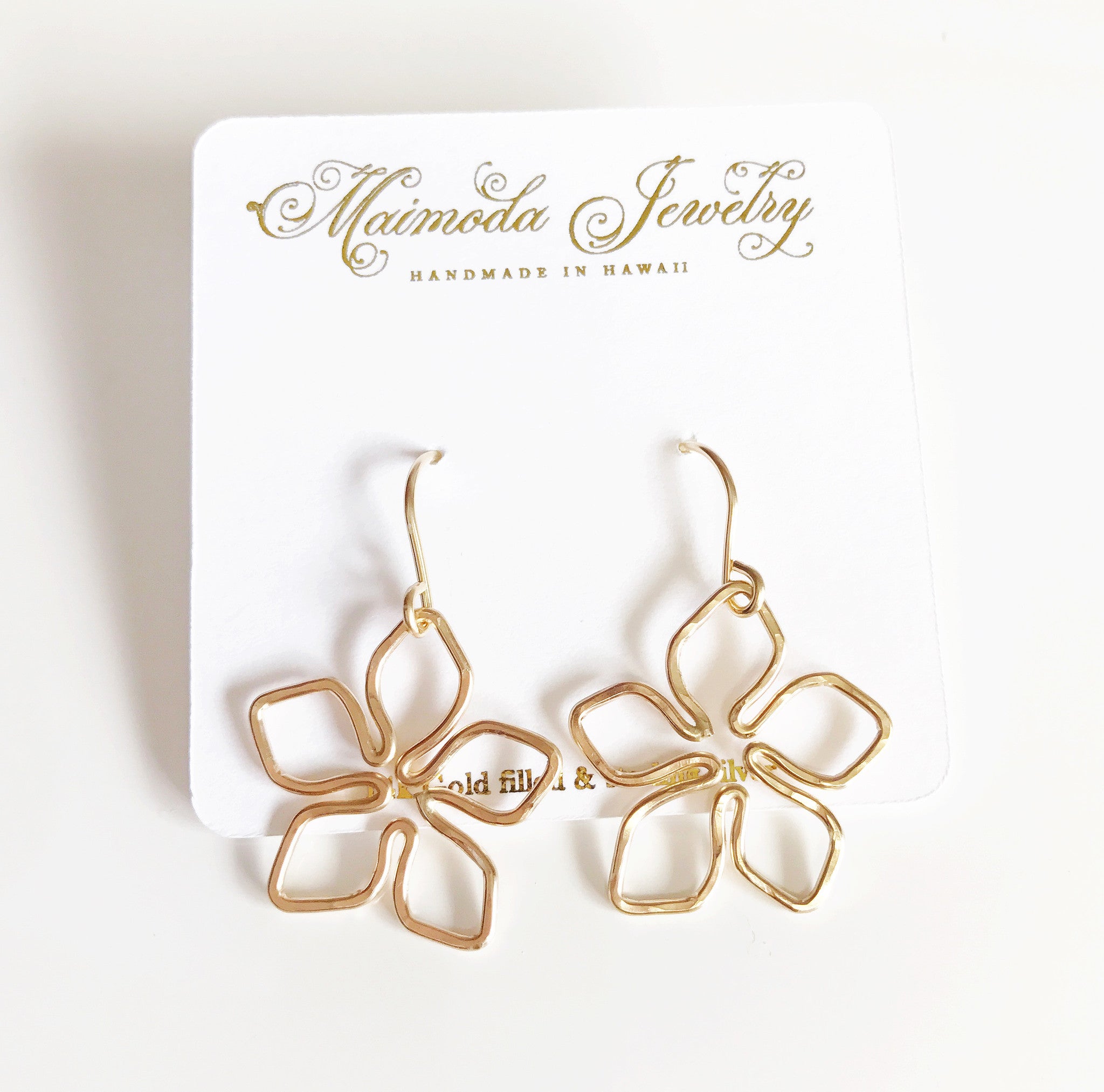 Tiare Flower Earrings - Small Hawaiian Tiare Blossom Studs (E340) for Women | Perfect for Beach Weddings, Luau Parties & Tropical Vacations