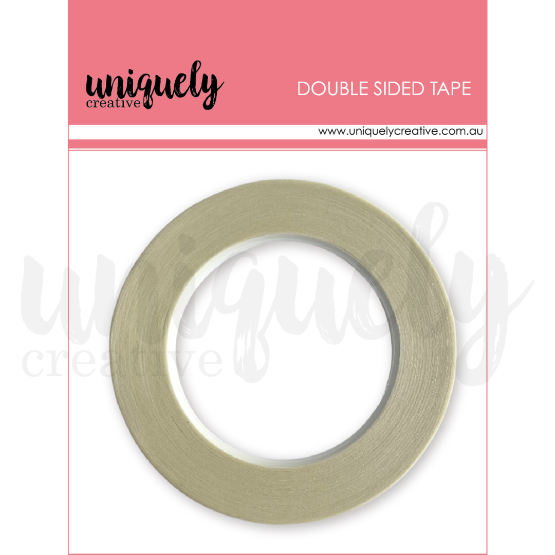 6mm Double Sided Tape - Strong Adhesive for Mounting, Crafts & Home Decor - Heavy Duty Sticky Tape for Hanging Pictures, Posters & DIY Projects