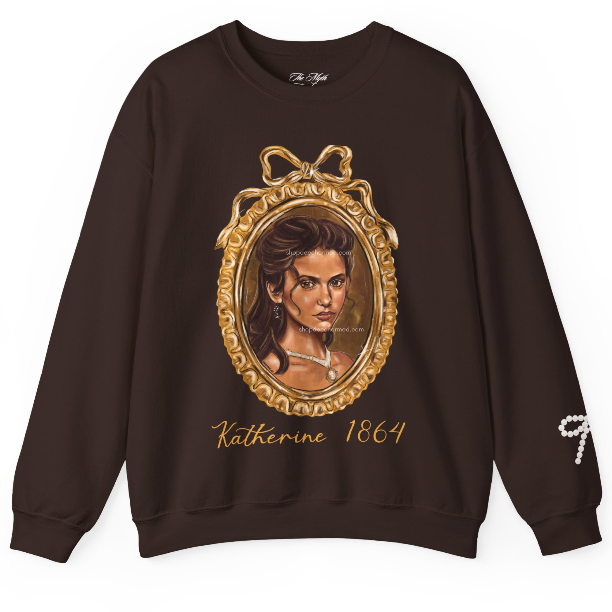Katherine 1864 Vintage Style Crewneck Sweatshirt - Women's Casual Pullover for Everyday Wear & Retro Fashion Outfits