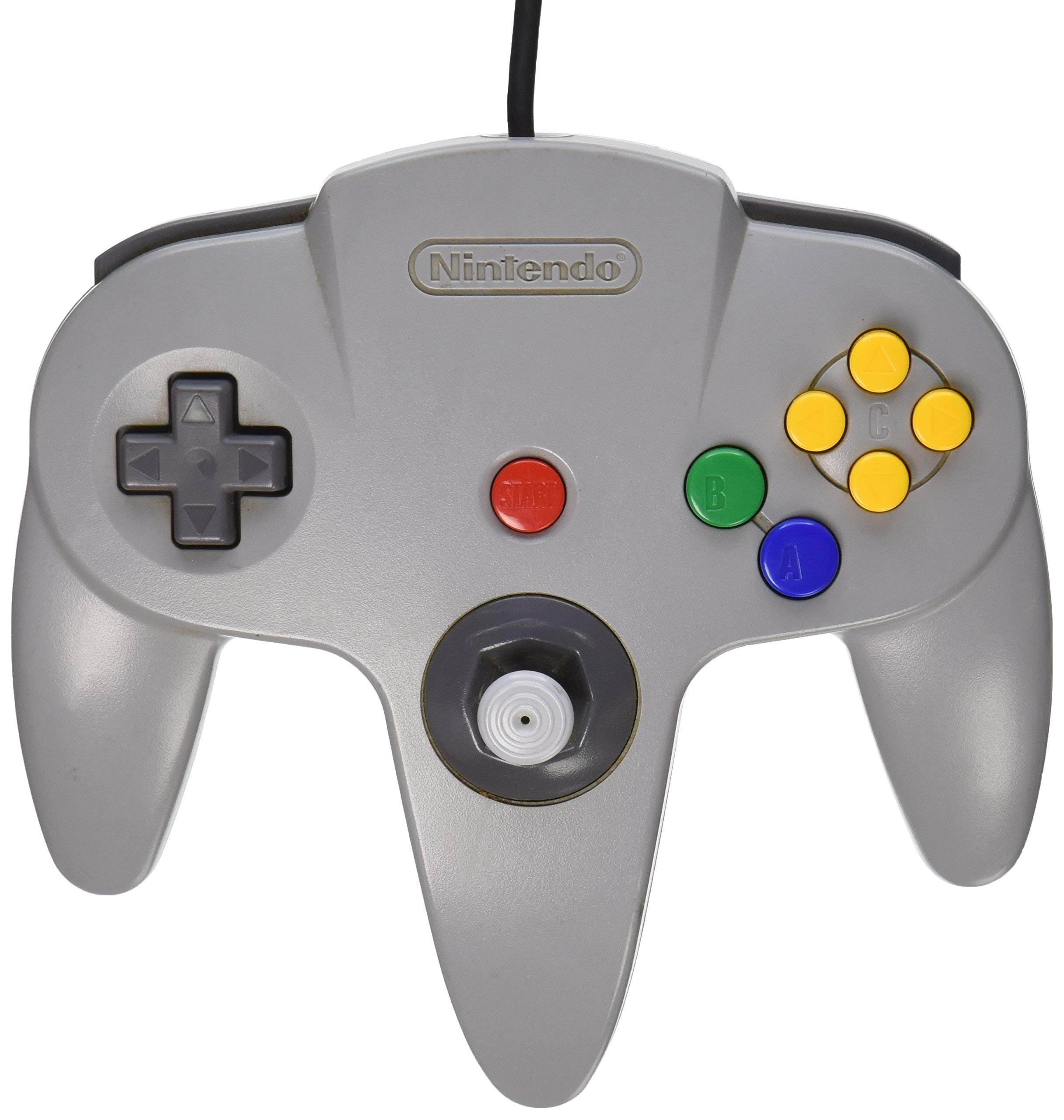Original Nintendo 64 Controller - Grey (Renewed/Refurbished) | Compatible with N64 Console | Perfect for Retro Gaming & Classic Nintendo 64 Games
