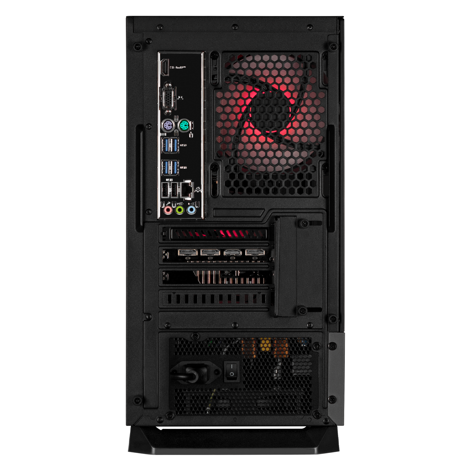Xtreme PC Gaming Desktop - AMD Radeon RX 7600 XT, Ryzen 7 7700, 32GB DDR5 RAM, 1TB SSD, WiFi, Air Cooling, Black - High Performance Gaming & Streaming PC for Esports and 4K Gaming