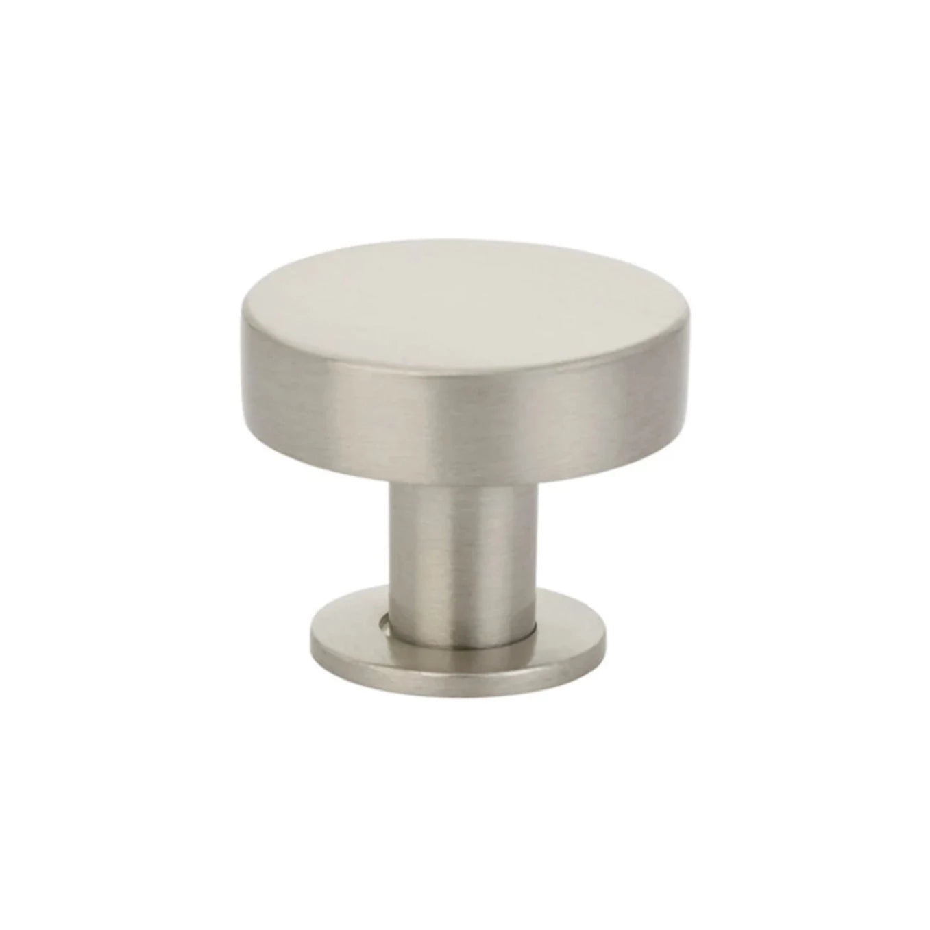 Hope Satin Nickel Round Cabinet Knob - Elegant Hardware for Kitchen & Bathroom Cabinets, Dressers and Furniture - Perfect for Home Renovation & DIY Projects