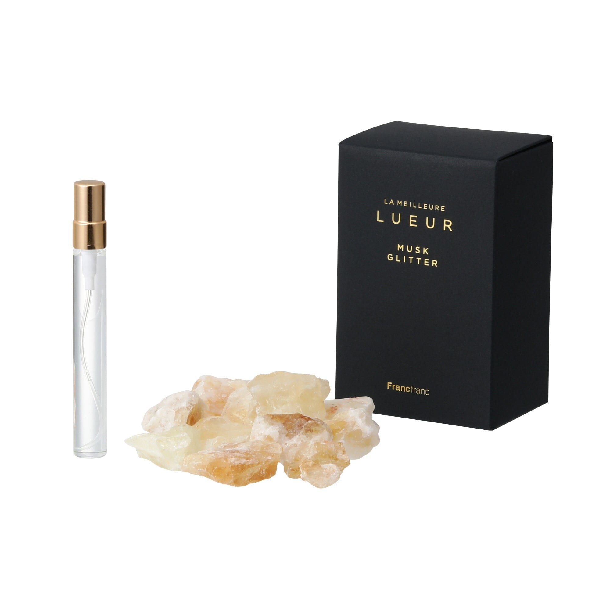 Lueur Stone Fragrance Refill - Premium Gold Scented Oil for Home, Office & Car Aromatherapy | Long-Lasting Fragrance for Diffusers & Reed Sticks