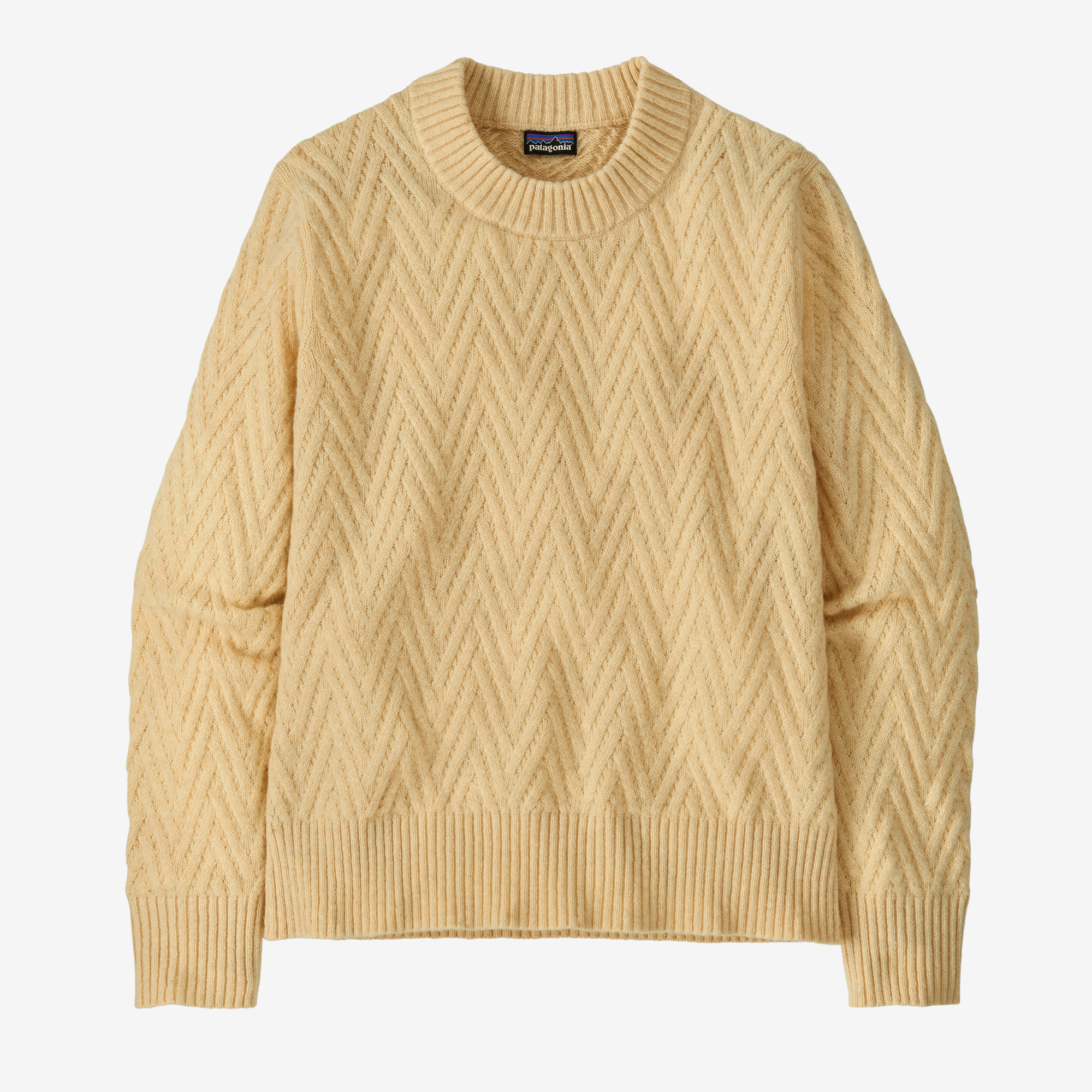 Eco-Friendly Women's Recycled Wool Blend Crewneck Sweater - Soft & Warm Winter Pullover for Casual Outfits & Office Wear