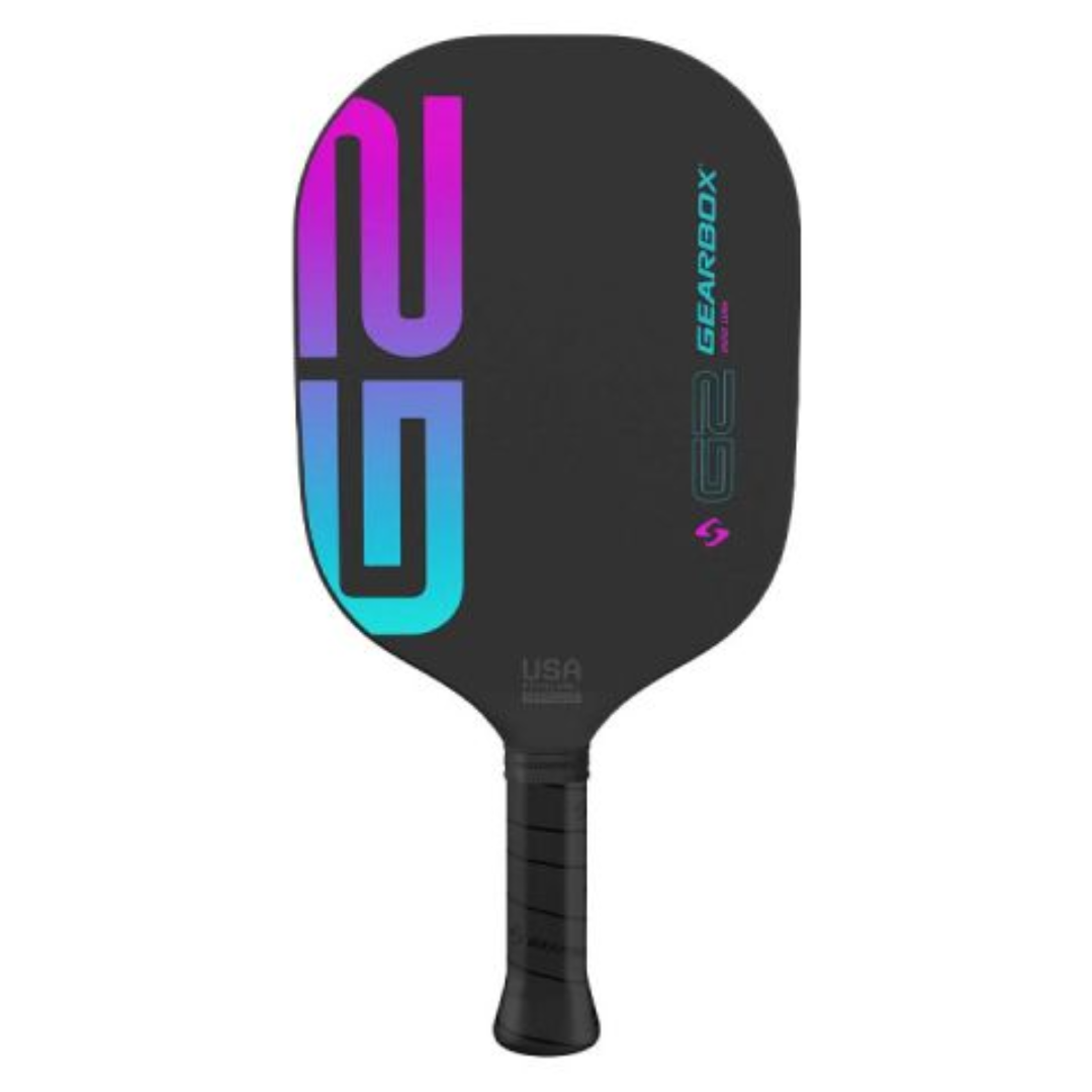Gearbox G2 Quad Pickleball Paddle - 8OZ Lightweight Performance Paddle for Competitive Play & Recreational Games | Perfect for Indoor & Outdoor Courts