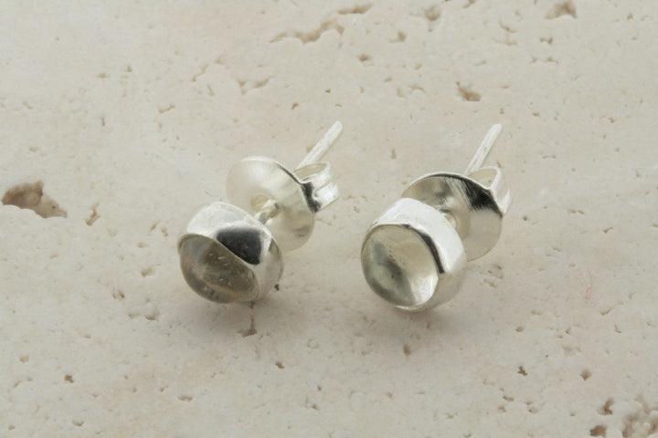 6mm Citrine Stud Earrings - Natural Gemstone Jewelry for Women, Gift for Her, Perfect for Everyday Wear & Special Occasions