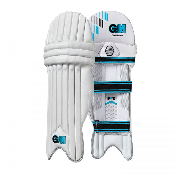 Premium GM Diamond Batting Pads - Cricket Leg Guards for Maximum Protection - Perfect for Practice & Match Play