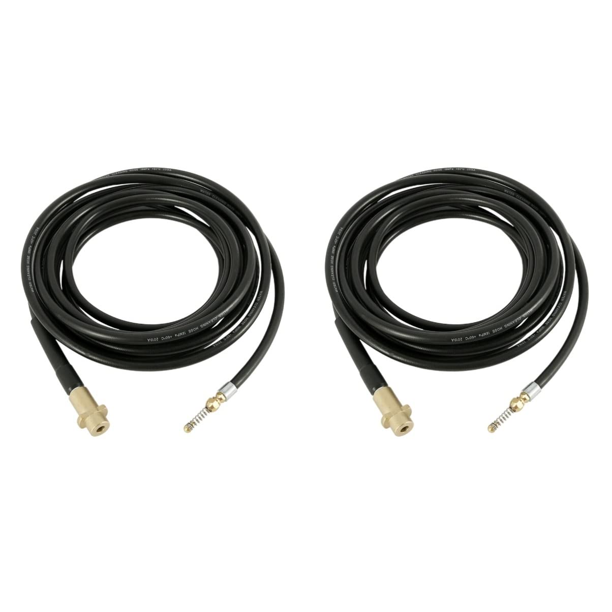 Yardwe 2-Pack Stainless Steel Washer Hose - High Pressure for Cleaning & Dredging