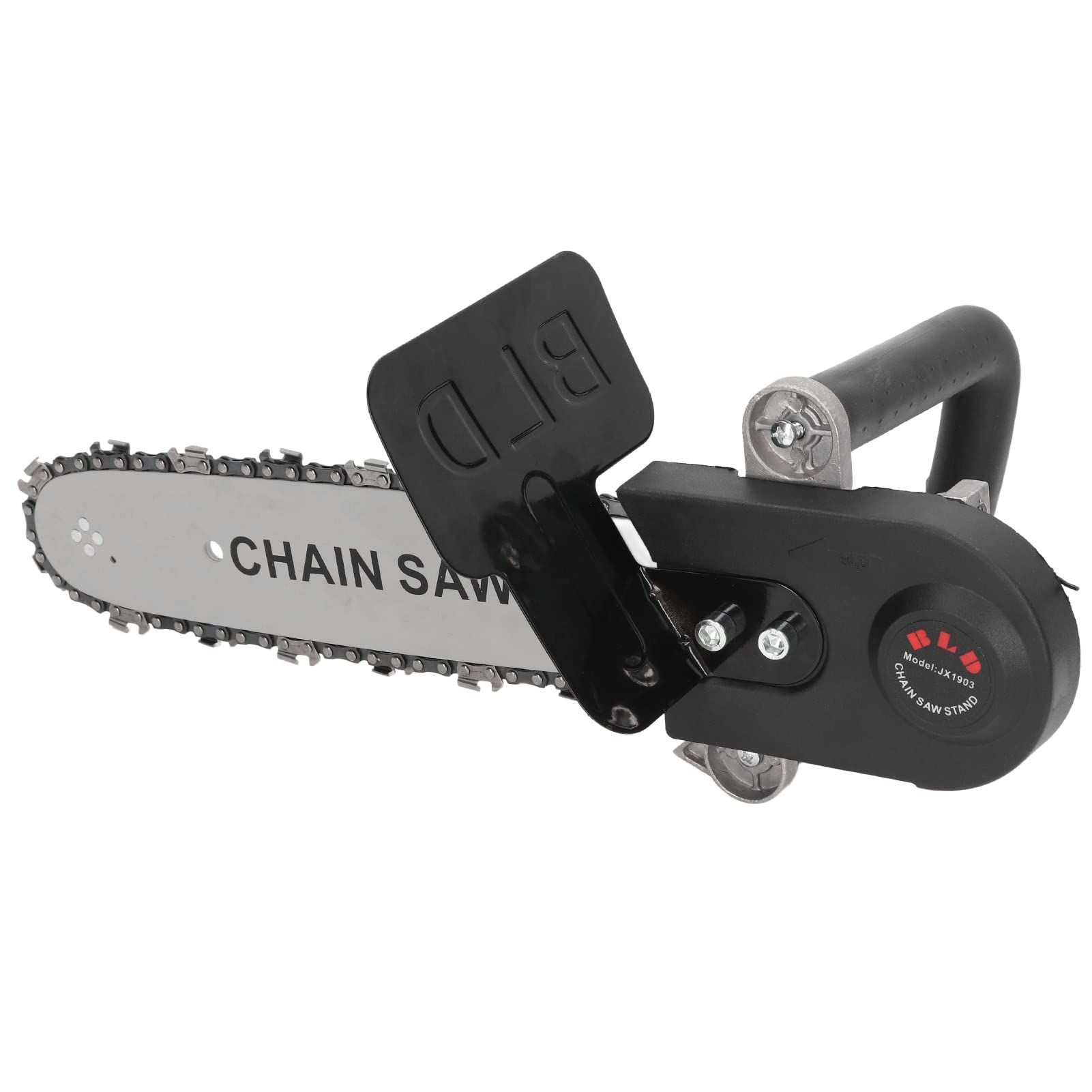 Professional Electric Chainsaw Stand & Converter Set - Safe Sawing with Auto Refueling & Angle Grinder Protective Cover - Perfect for Wood Cutting, Tree Trimming, and DIY Home Improvement Projects