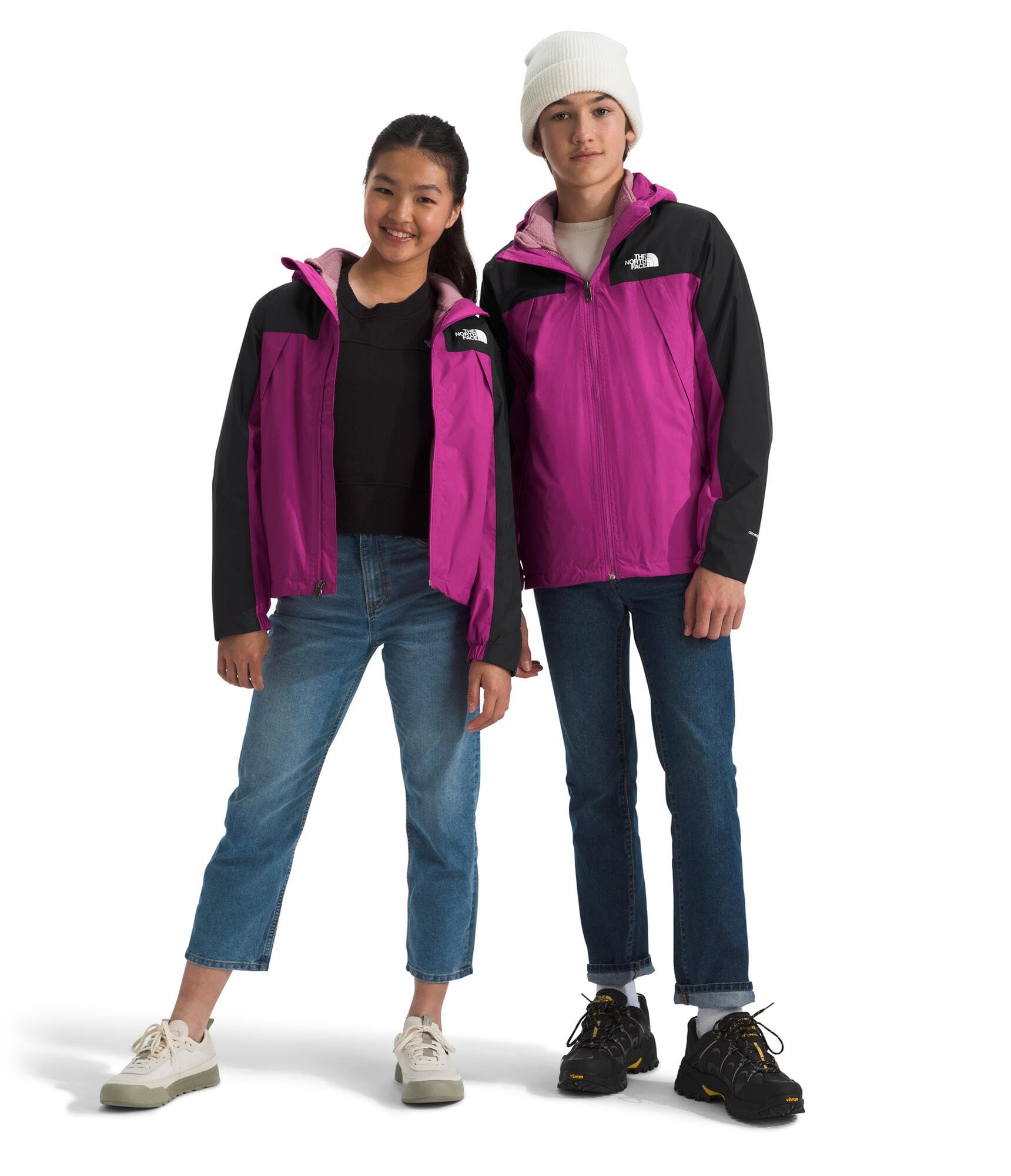 THE NORTH FACE Teen Antora Triclimate Jacket - Waterproof, Windproof & Insulated 3-in-1 Outerwear for Hiking, Skiing & Outdoor Adventures