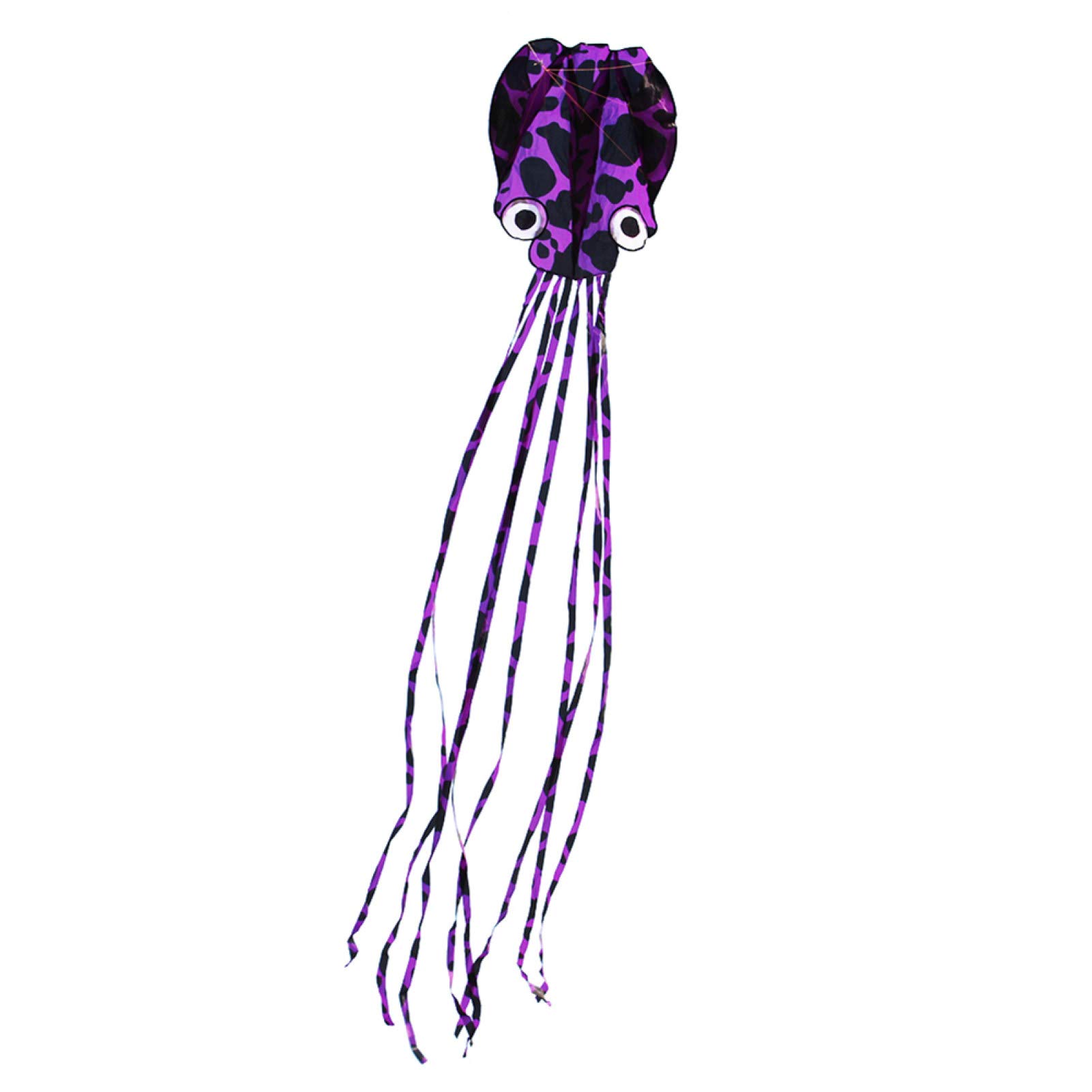 HEVIRGO Giant 157-Inch Octopus Kite for Kids & Adults - Large Outdoor Sports Kite with Long Tail, Easy to Fly, Durable Soft Fabric - Perfect for Beach, Park & Family Outdoor Activities (Purple)