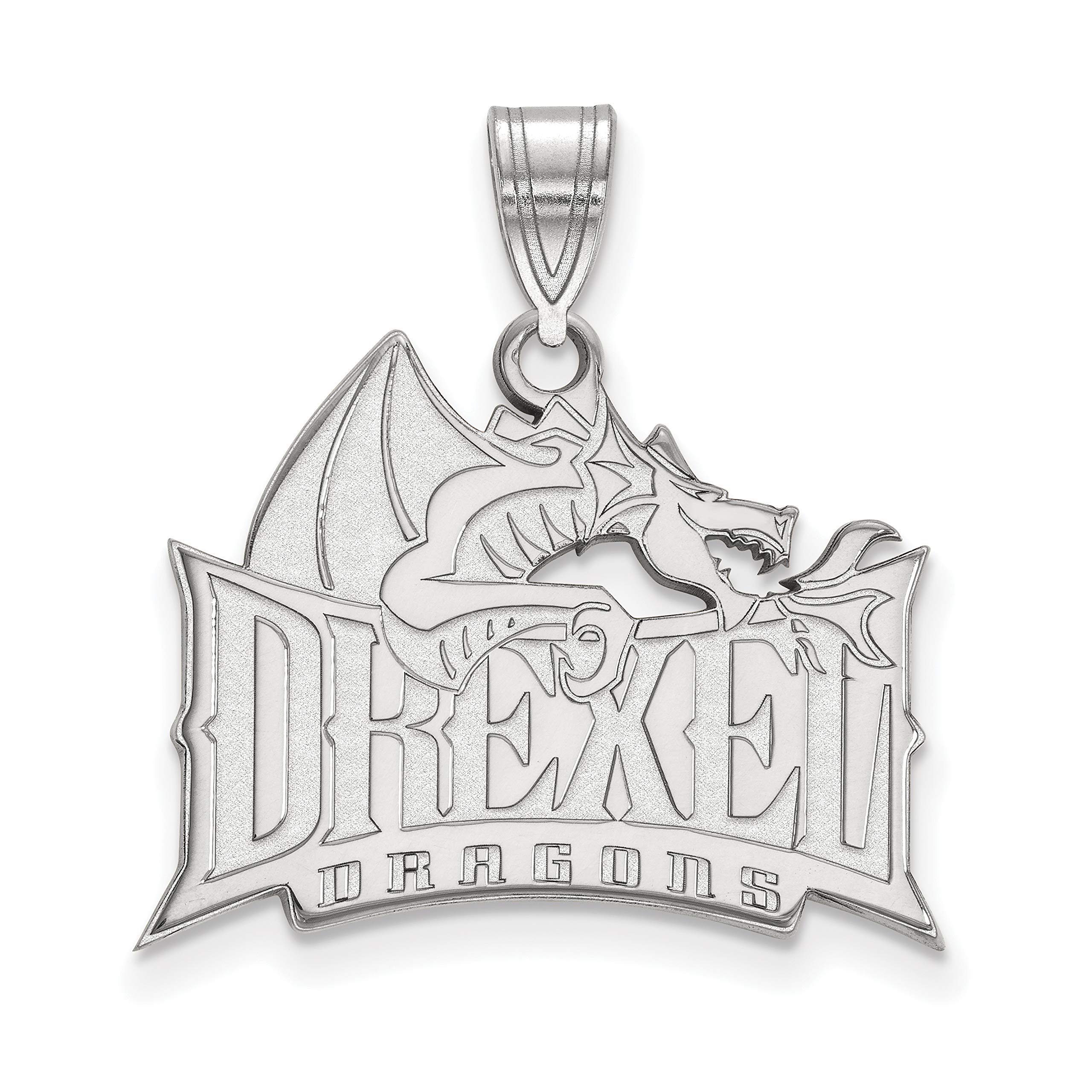 Drexel University Dragons Sterling Silver Mascot Pendant - Perfect Gift for Alumni, Students & Fans | School Spirit Jewelry for Graduation, Game Day & Campus Pride
