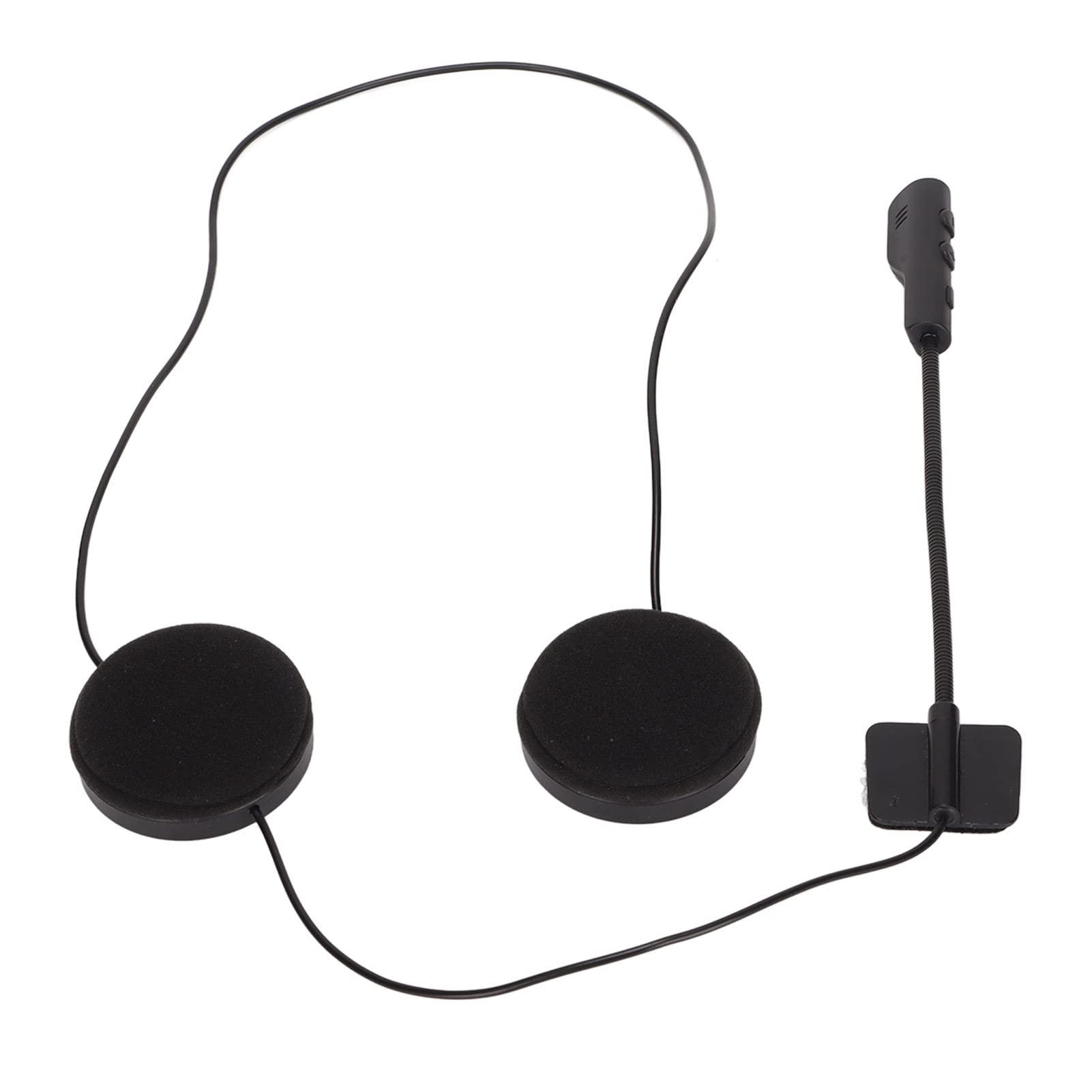 BT23 Motorcycle Bluetooth Helmet Headset - Wireless Stereo Headphones with Noise Cancelling, Hands-Free Calling & Music Control | Universal Fit for Safe Riding & Commuting | Perfect for Long Distance Tours & Urban Traffic