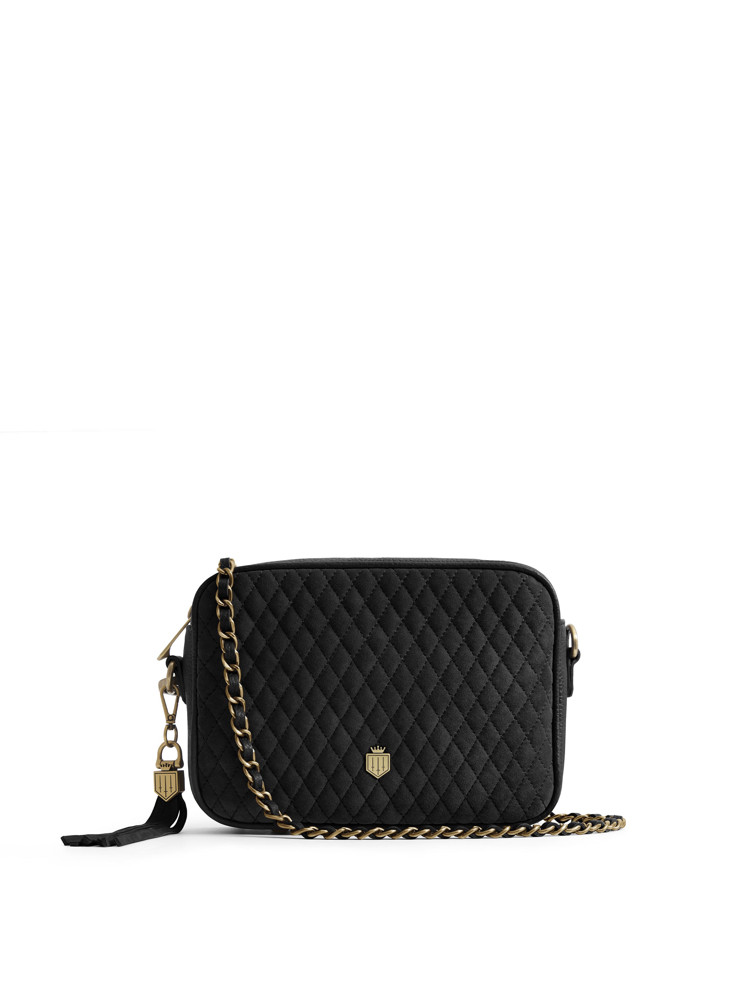 Finsbury Quilted Black Handbag - Stylish & Durable Women's Purse for Work, Travel & Everyday Use