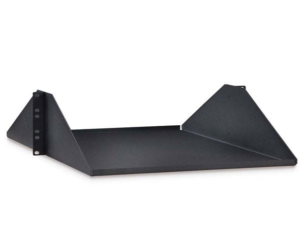 3U Network Rack with Center Mount Component Shelves - Heavy Duty Server Rack for Data Center & Home Office Network Equipment Organization