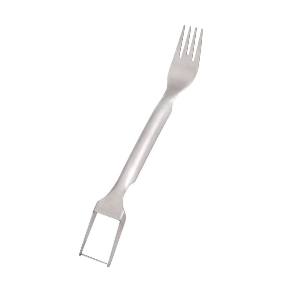 Stainless Steel Watermelon Slicer & Fork 2-in-1 - Summer Fruit Cutting Tool for Home, Camping, Parties - Perfect for Picnics, BBQs, and Outdoor Gatherings