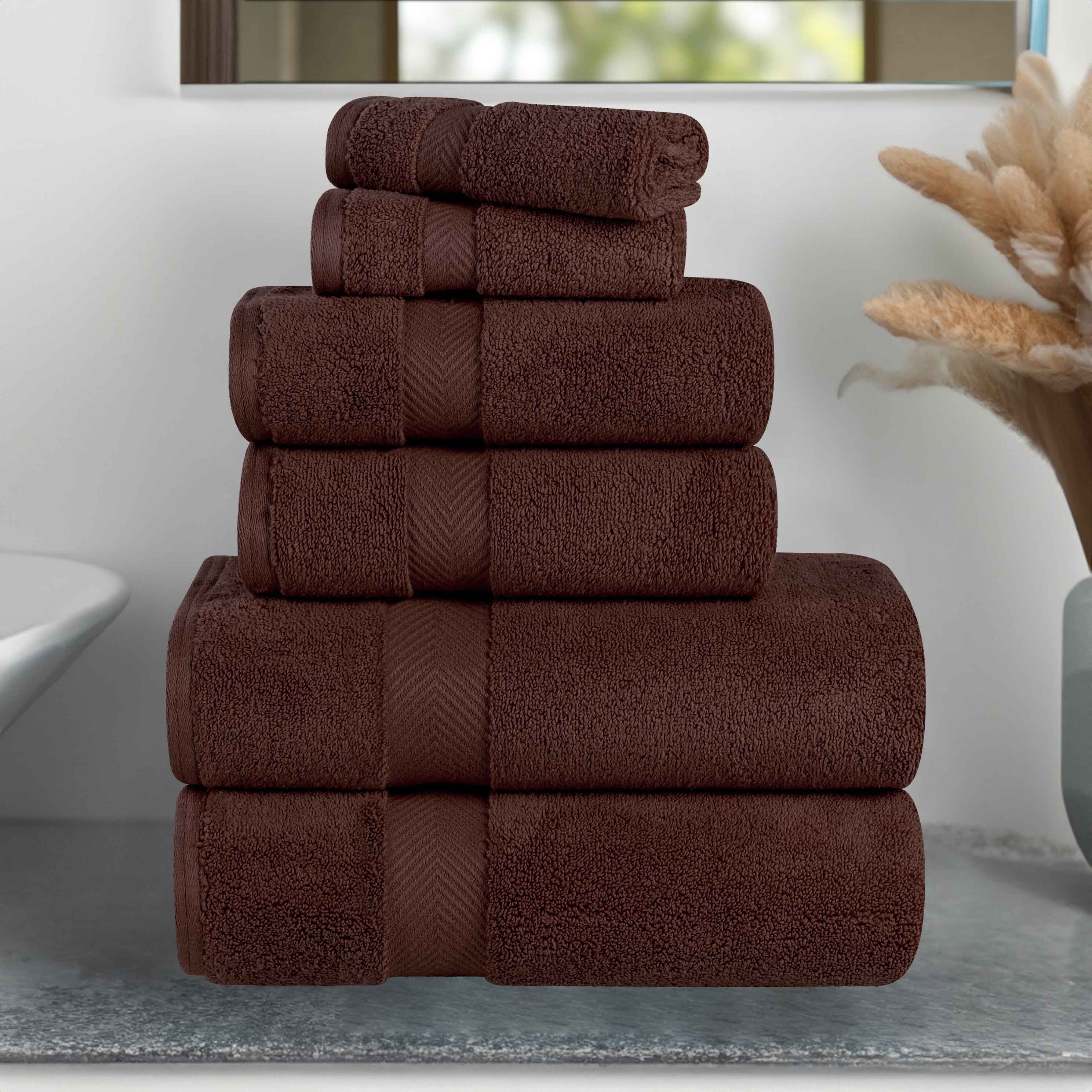 Premium 6-Piece Zero Twist Cotton Towel Set - Ultra Soft, Absorbent & Quick-Drying Bath Towels for Spa, Gym, and Luxury Home Use