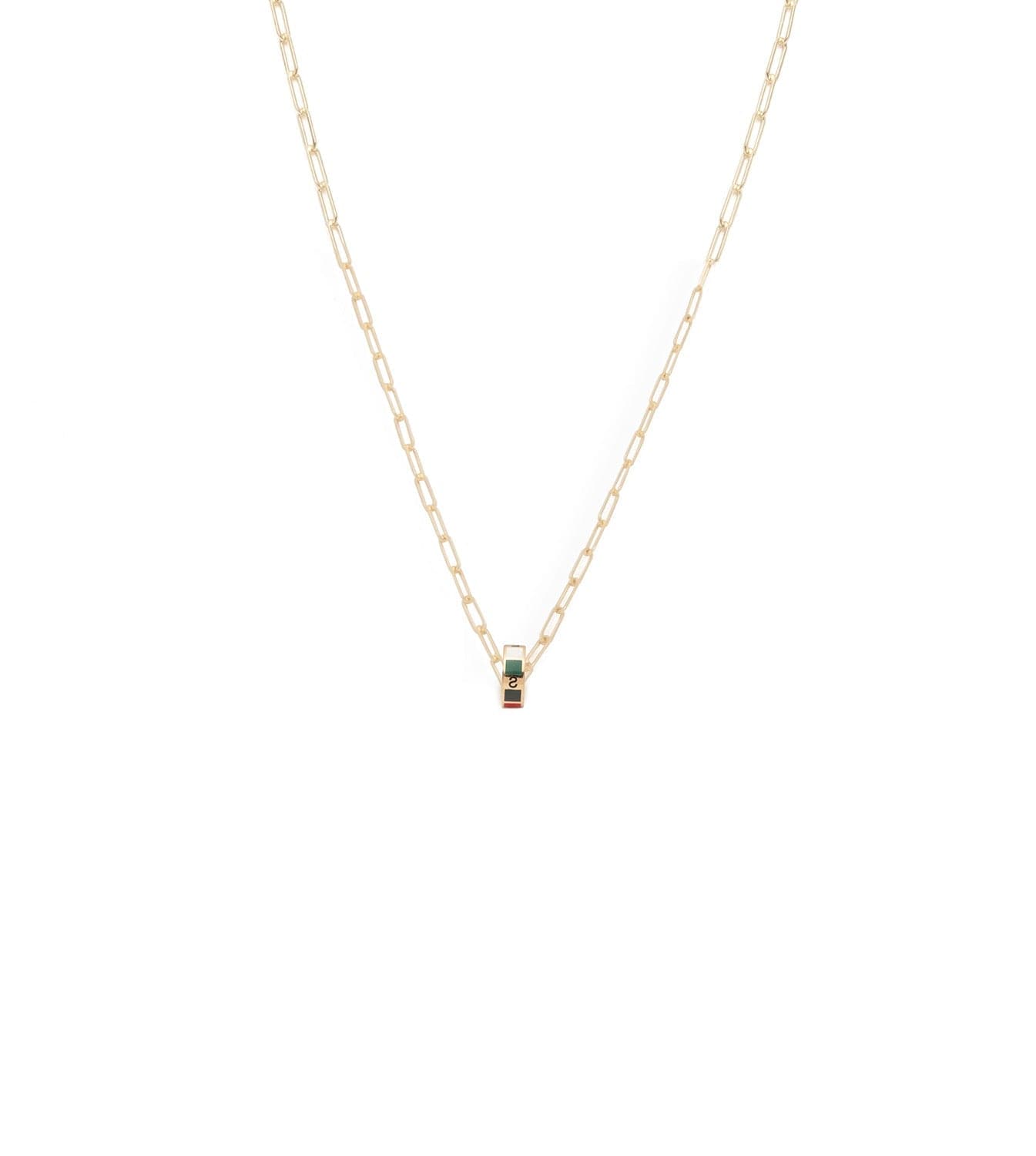 Internal Compass Heartbeat Pendant Necklace - Dainty Fine Clip Chain Jewelry for Women, Perfect for Valentine's Day Gifts & Everyday Elegance