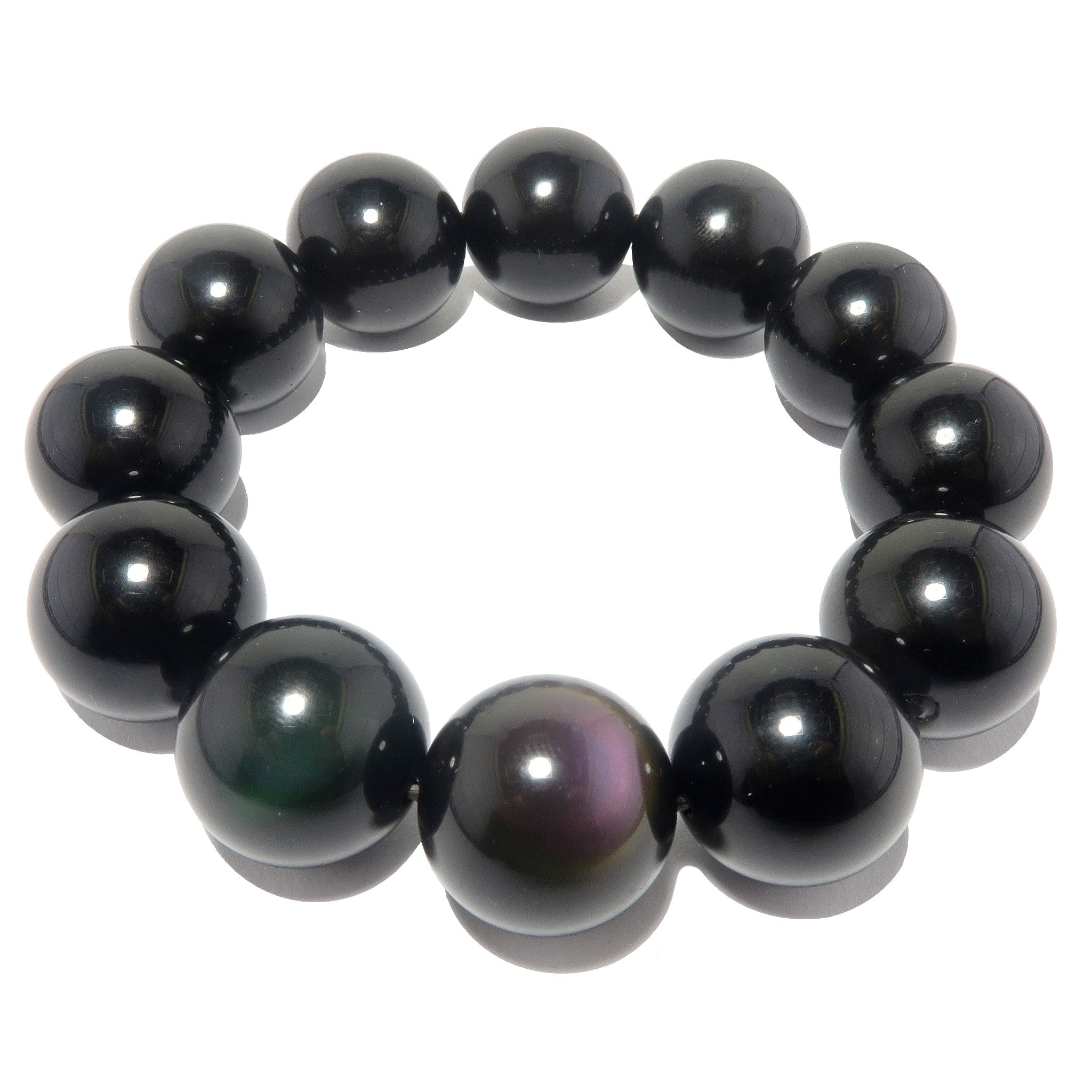 Rainbow Obsidian Bracelet for Women - Hope & Healing Stone Jewelry - Perfect for Meditation, Yoga & Spiritual Gifts