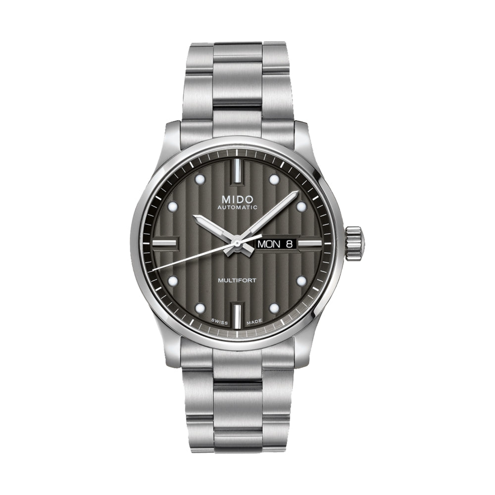 Tissot Multifort GENT Anthracite Men's Automatic Watch - Stylish Chronograph for Business & Formal Occasions