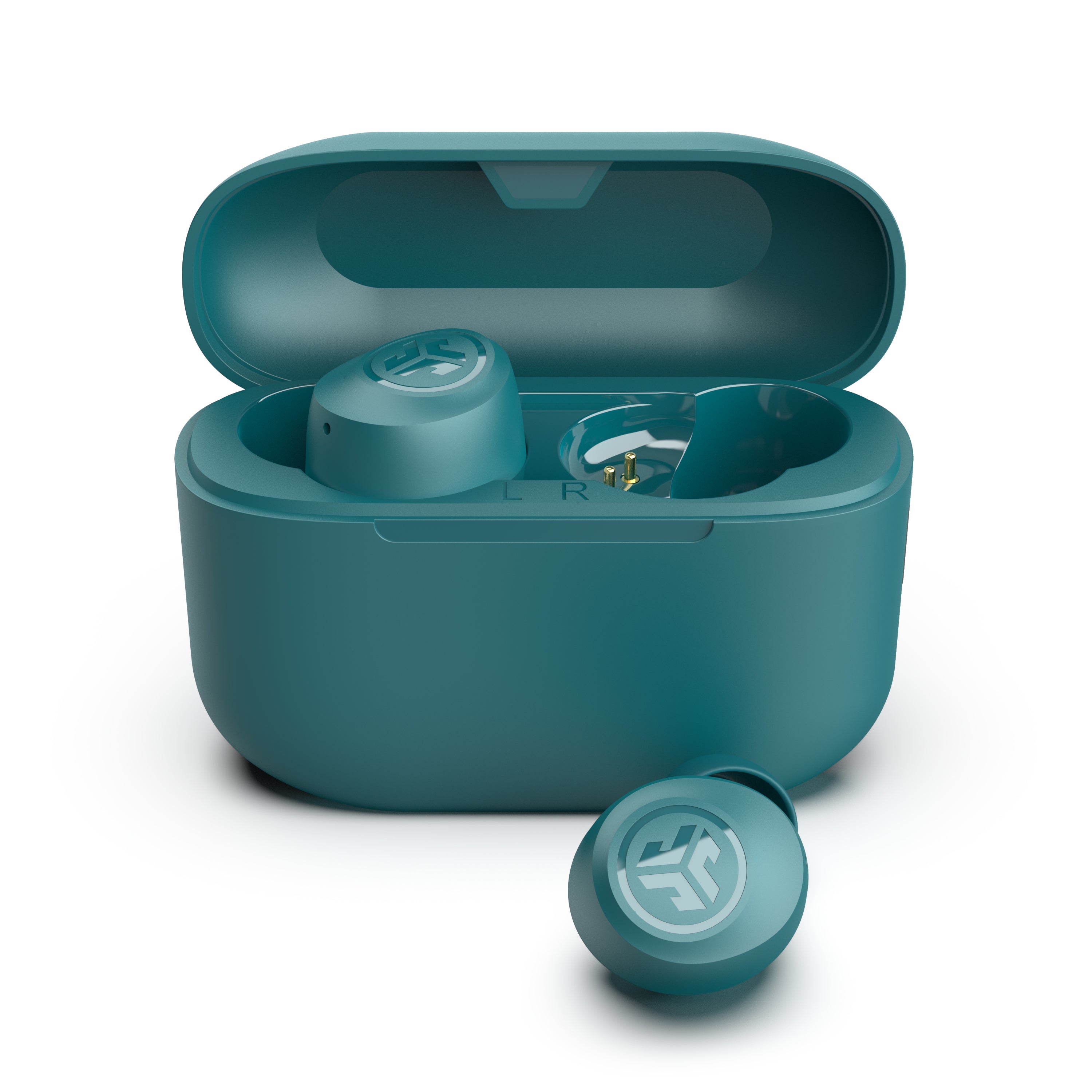 GO POP+ True Wireless Earbuds Bluetooth 5.0 - Teal Color, 24H Playtime, IPX5 Waterproof, Noise Cancelling for Running, Gym, Workout & Commuting