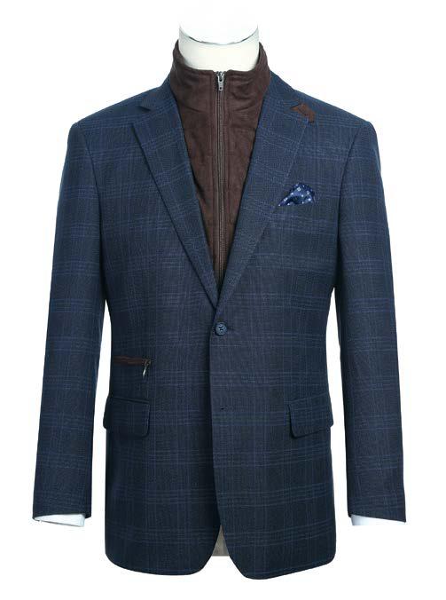 Renoir Classic Fit Sport Coat 294 34 by Alessandro Vitello - Premium Men's Blazer for Business, Office & Formal Events