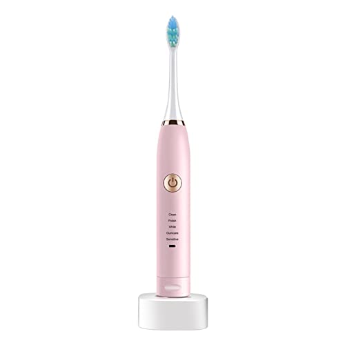 Simayixx Electric Toothbrush for Adults - USB Rechargeable, 5 Speed Modes, Sonic Vibrating Technology with Travel Case - Perfect for Home & Travel Oral Care (Black)